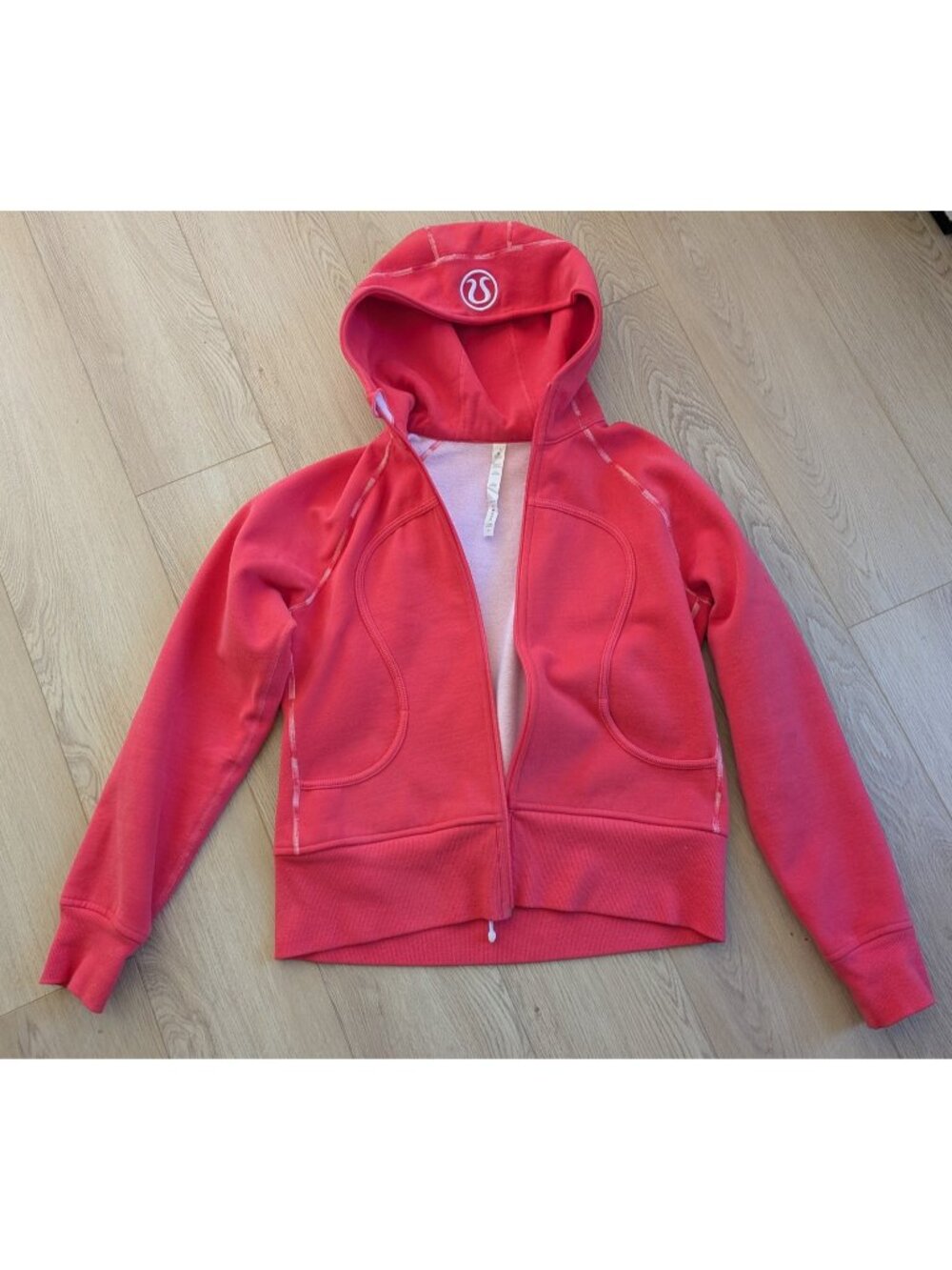 Lululemon Scuba Full-Zip Hoodie Plush, 12 / Med / Large Bon Bon Pink